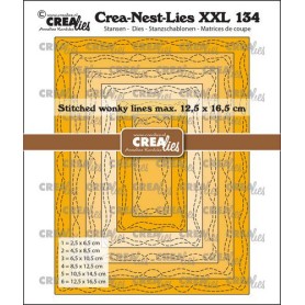 Creadies Crea-nest-dies XXL Rechteck 12,5x16,5cm m. 2 Nähten