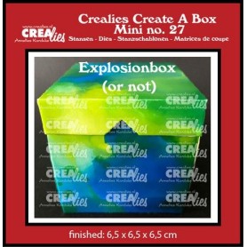 Crealies Create A Box - Explosion (mini)