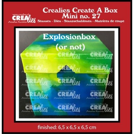 Crealies Create A Box - Explosion (mini)